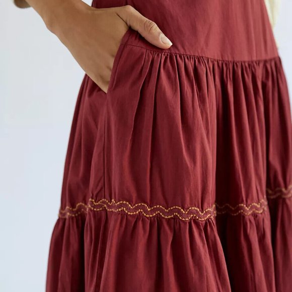 Anthropologie tiered lace Maxi Skirt - Picture 5 of 9